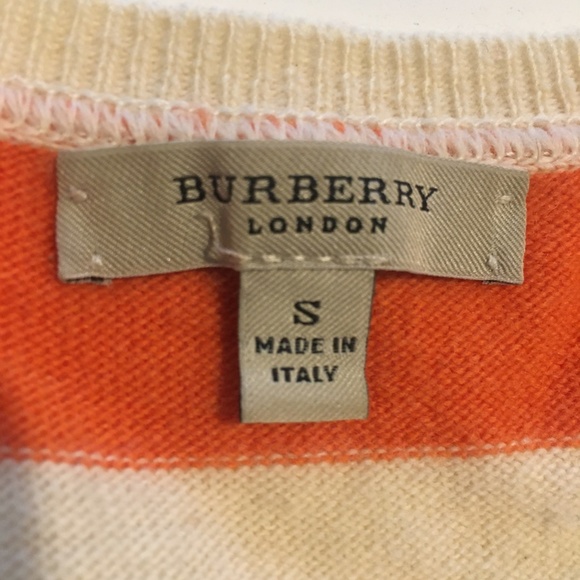 Burberry London V-neck Wool Pullover - Picture 7 of 7